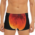 Total Lunar Eclipse Print Men's Short Boxer Briefs