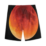Total Lunar Eclipse Print Men's Sports Shorts