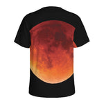 Total Lunar Eclipse Print Men's Sports T-Shirt