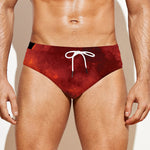 Total Lunar Eclipse Print Men's Swim Briefs