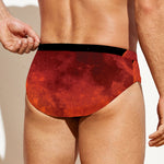 Total Lunar Eclipse Print Men's Swim Briefs