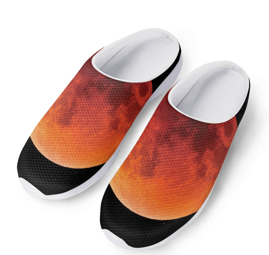 Total Lunar Eclipse Print Mesh Casual Shoes