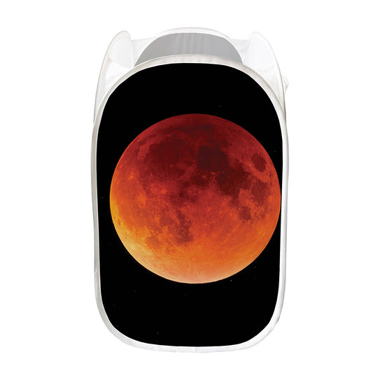 Total Lunar Eclipse Print Mesh Laundry Hamper