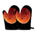 Total Lunar Eclipse Print Oven Mitts