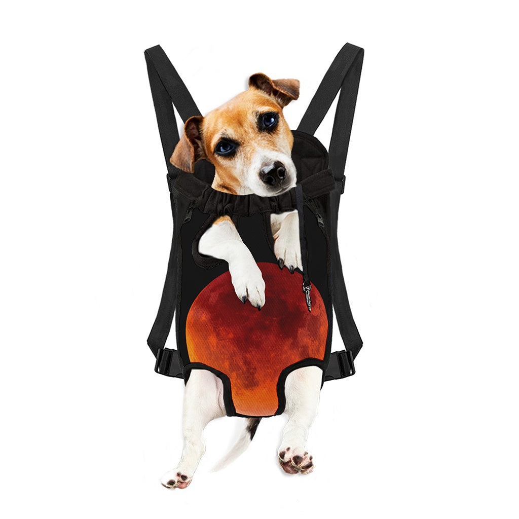 Total Lunar Eclipse Print Pet Carrier Backpack