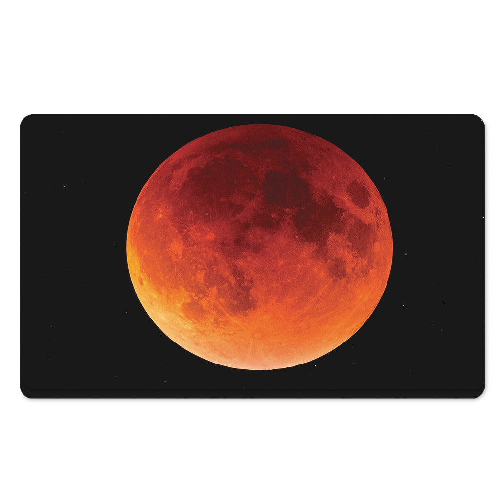 Total Lunar Eclipse Print Polyester Doormat