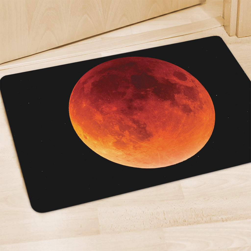 Total Lunar Eclipse Print Polyester Doormat