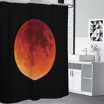 Total Lunar Eclipse Print Premium Shower Curtain