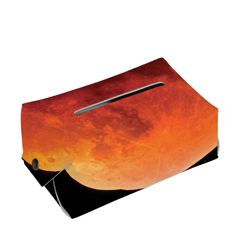 Total Lunar Eclipse Print Rectangle Tissue Box Cover
