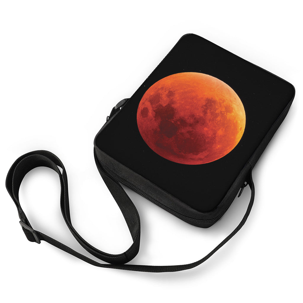 Total Lunar Eclipse Print Rectangular Crossbody Bag