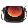Total Lunar Eclipse Print Saddle Bag