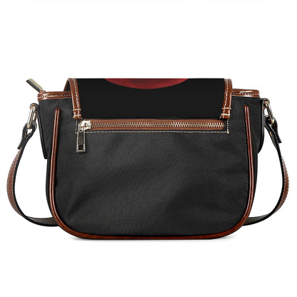Total Lunar Eclipse Print Saddle Bag