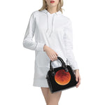 Total Lunar Eclipse Print Shoulder Handbag