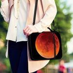 Total Lunar Eclipse Print Shoulder Strap Bible Bag