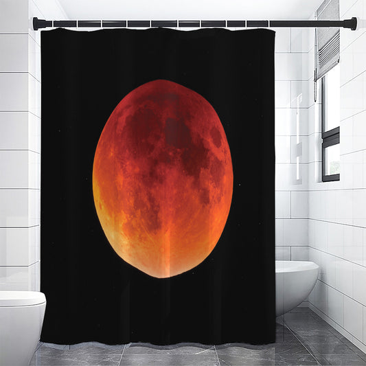 Total Lunar Eclipse Print Shower Curtain