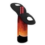 Total Lunar Eclipse Print Single Neoprene Wine Tote