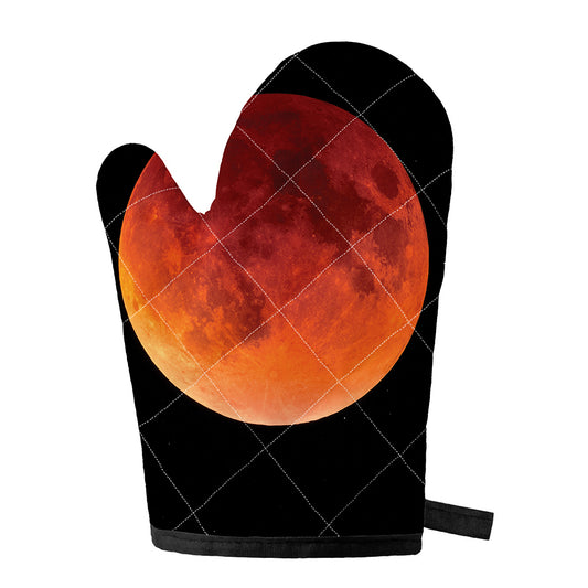 Total Lunar Eclipse Print Single Oven Mitt