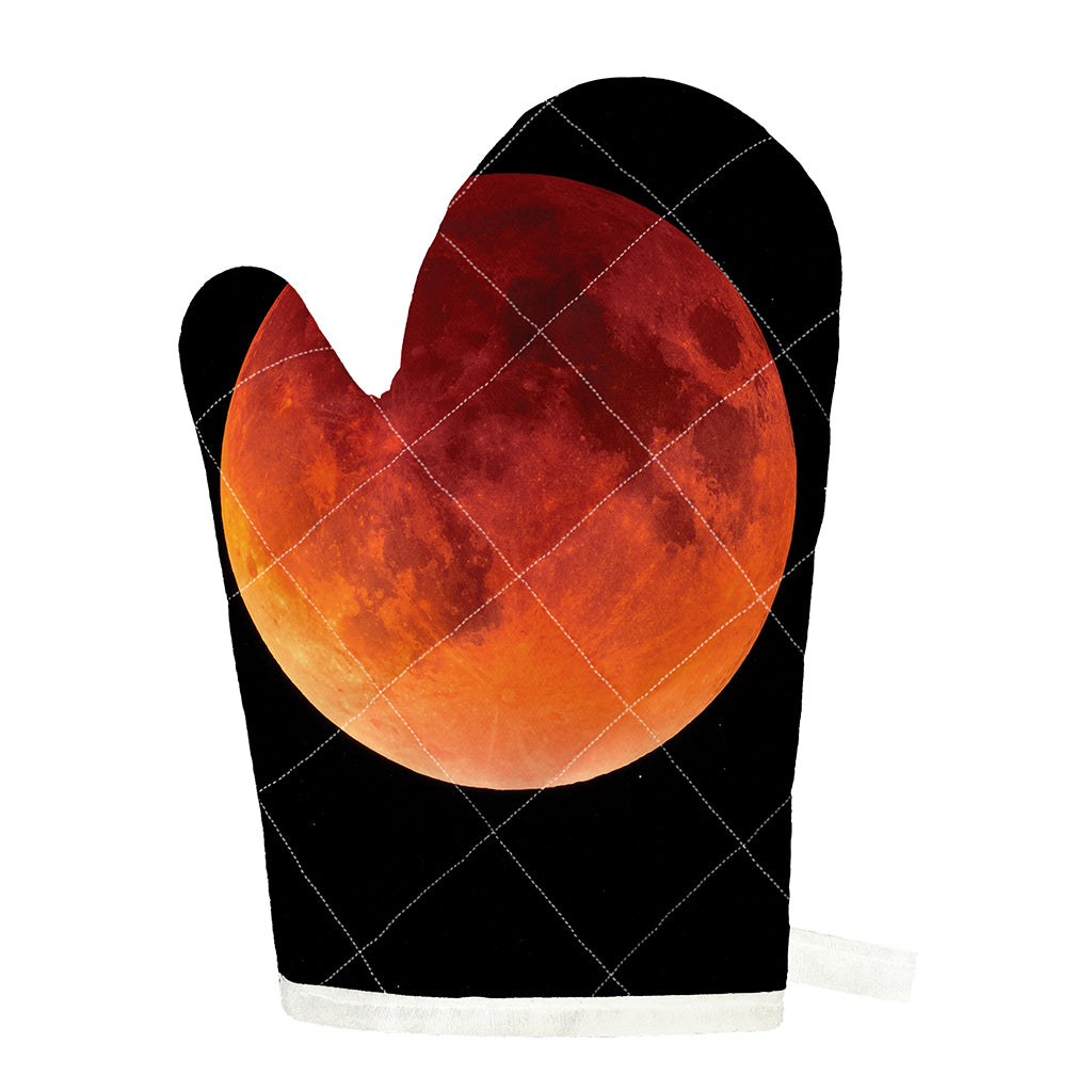 Total Lunar Eclipse Print Single Oven Mitt