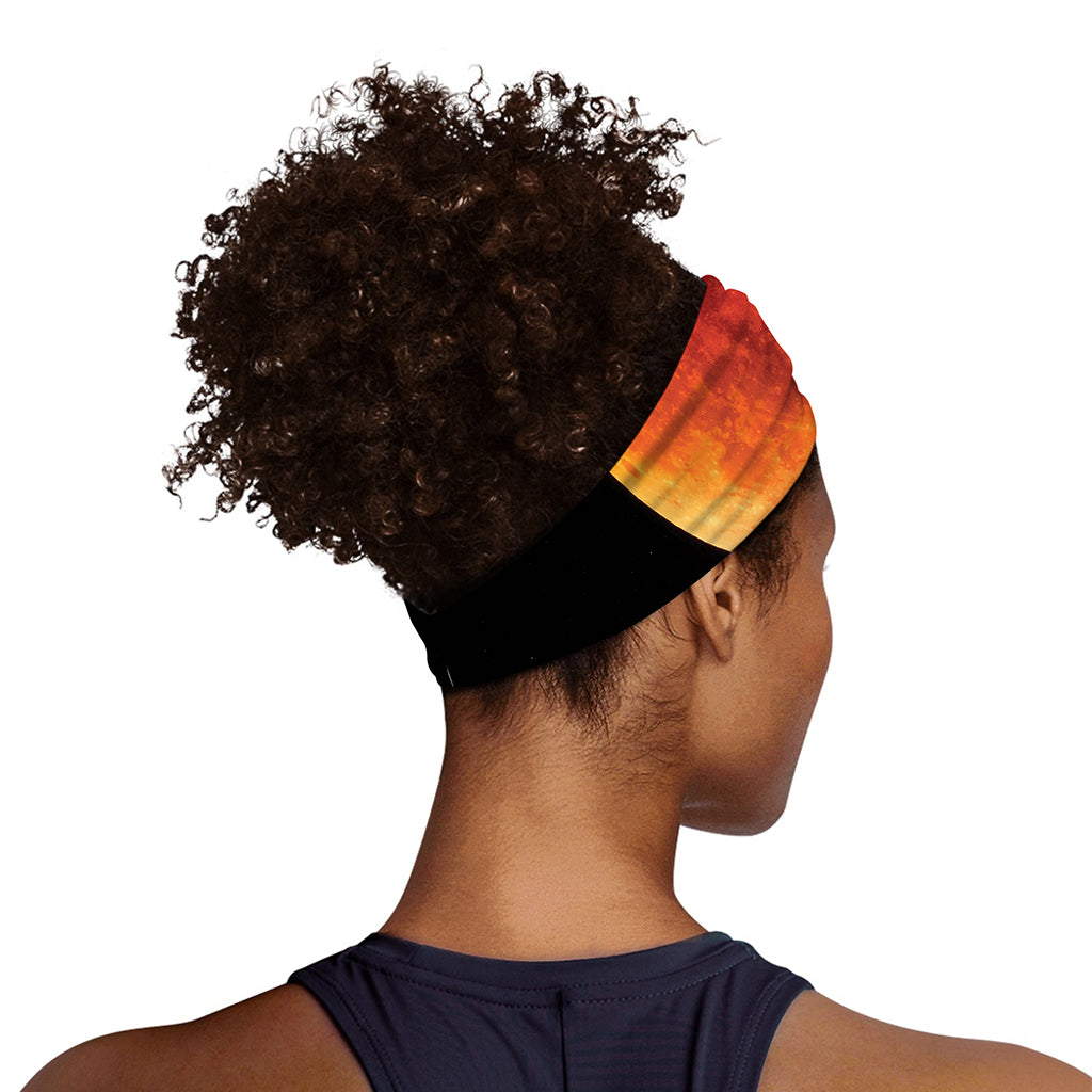 Total Lunar Eclipse Print Sports Headband
