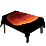 Total Lunar Eclipse Print Tablecloth