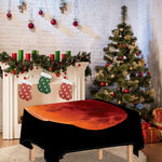 Total Lunar Eclipse Print Tablecloth