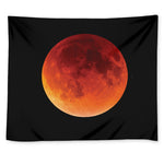 Total Lunar Eclipse Print Tapestry