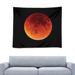 Total Lunar Eclipse Print Tapestry