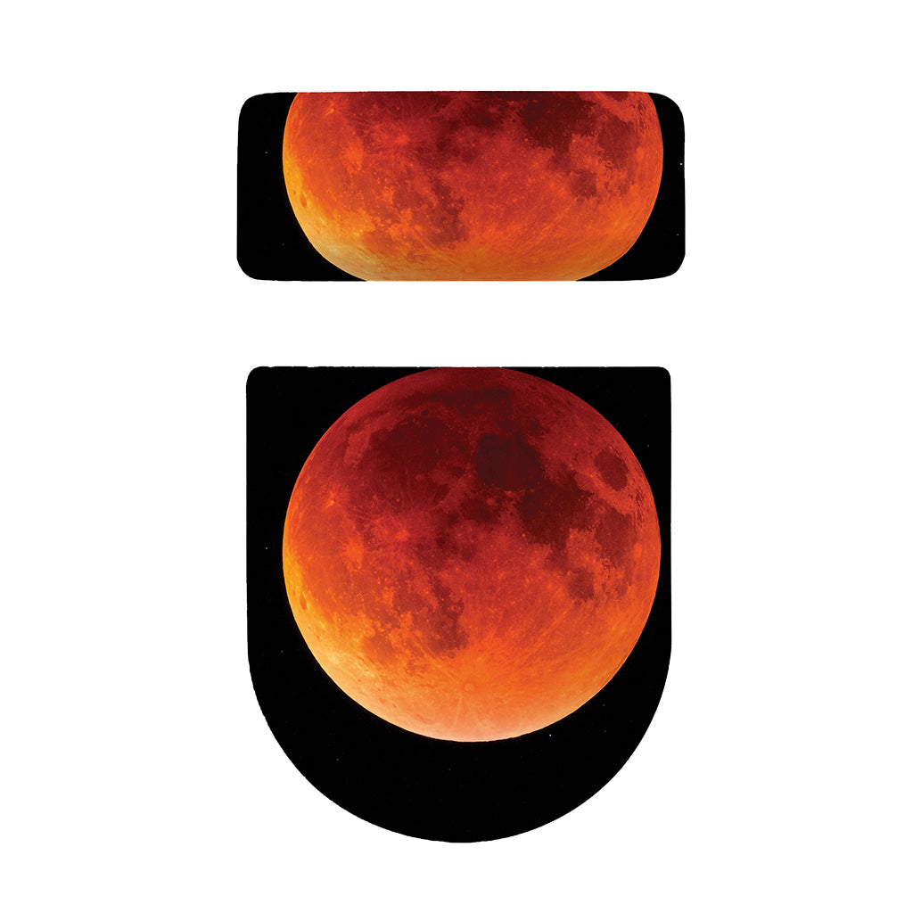 Total Lunar Eclipse Print Toilet Lid And Tank Cover Set