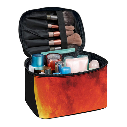 Total Lunar Eclipse Print Travel Makeup Bag