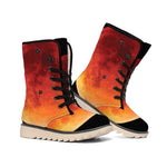 Total Lunar Eclipse Print Winter Boots