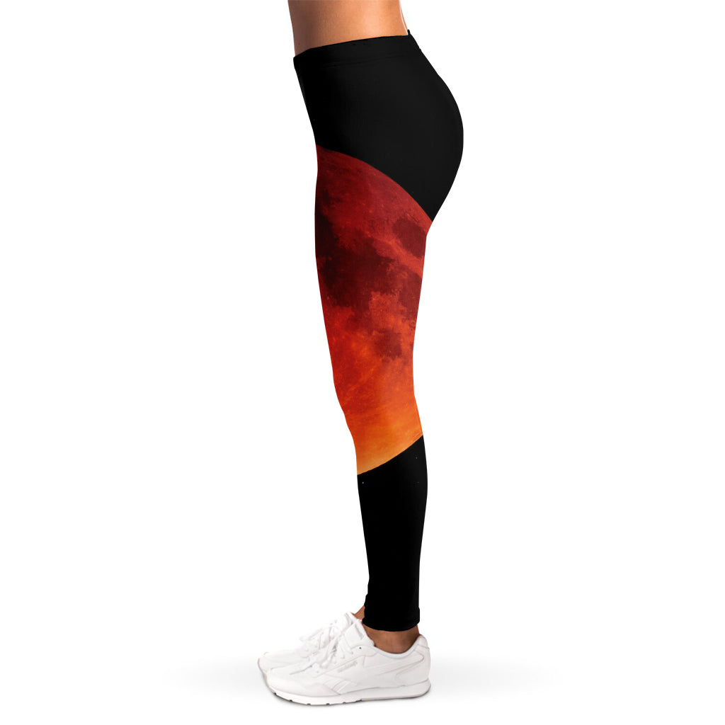 Total Lunar Eclipse Print Women's Leggings