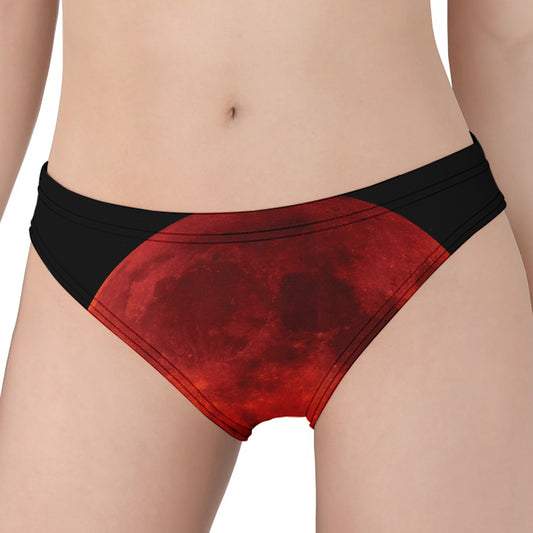Total Lunar Eclipse Print Women's Panties