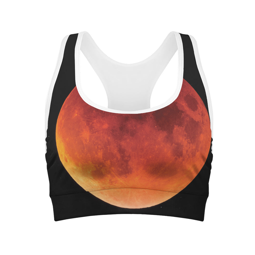Total Lunar Eclipse Print Women's Sports Bra