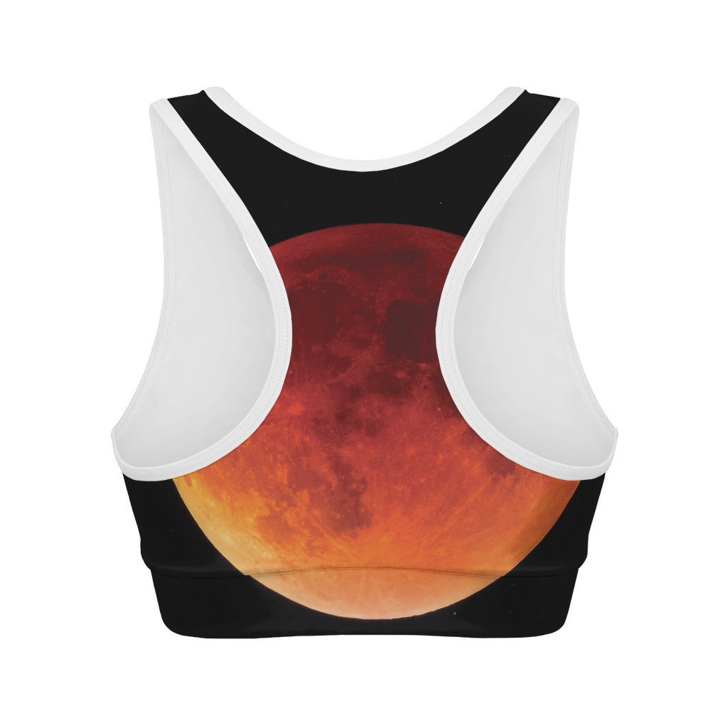 Total Lunar Eclipse Print Women's Sports Bra