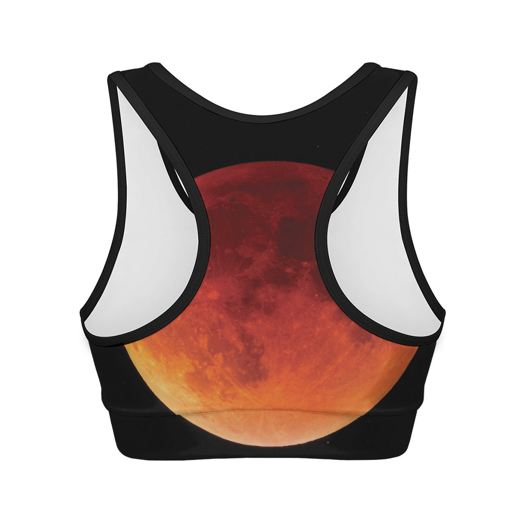 Total Lunar Eclipse Print Women's Sports Bra