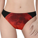 Total Lunar Eclipse Print Women's Thong