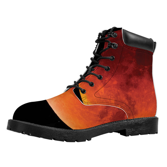 Total Lunar Eclipse Print Work Boots