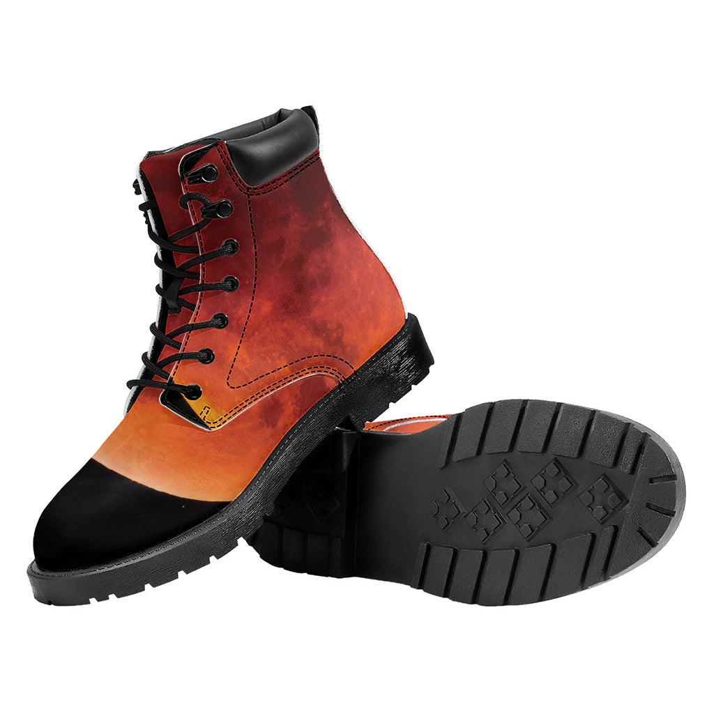 Total Lunar Eclipse Print Work Boots