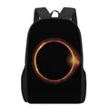 Total Solar Eclipse Print 17 Inch Backpack