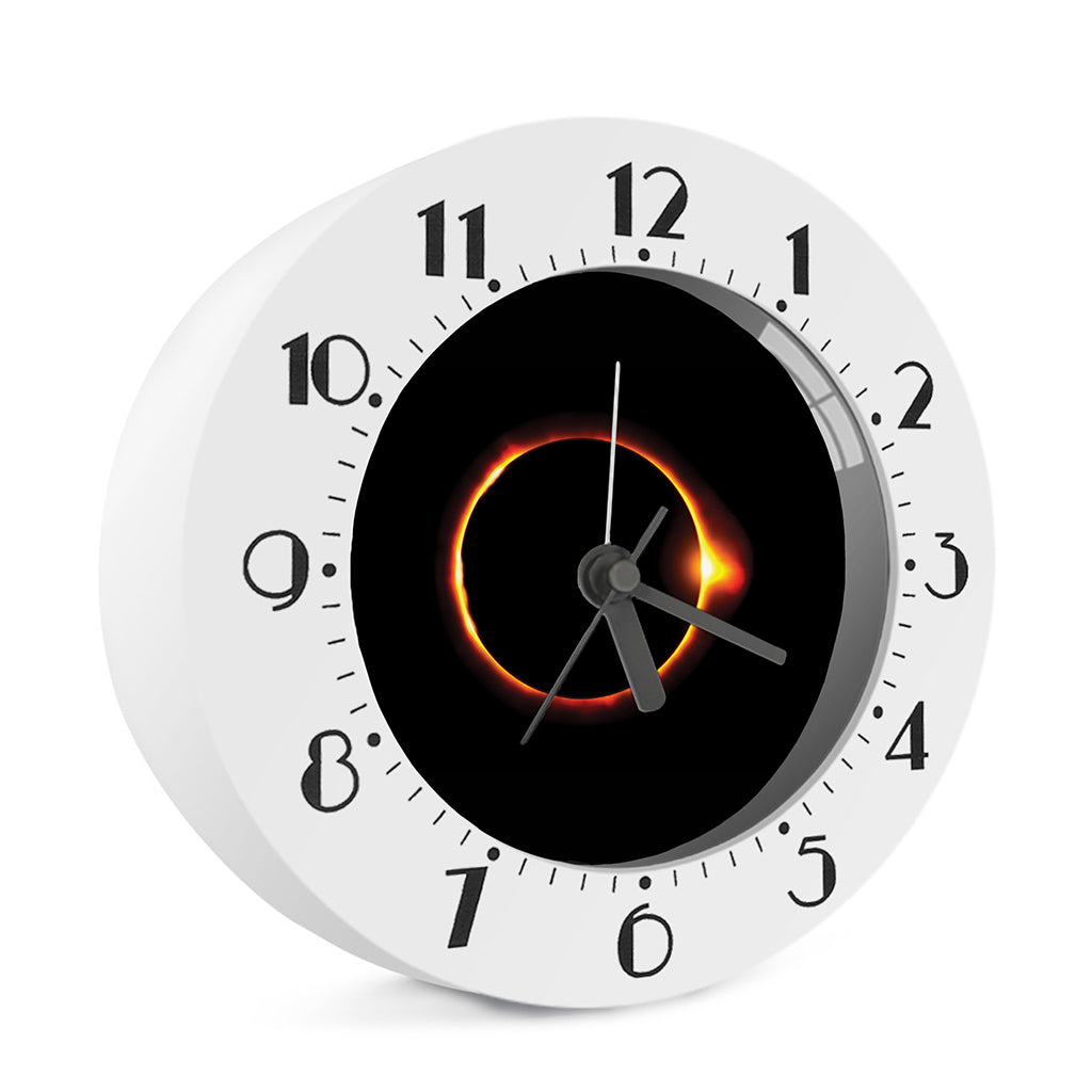 Total Solar Eclipse Print Alarm Clock