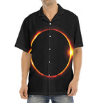 Total Solar Eclipse Print Aloha Shirt