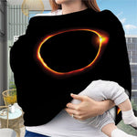 Total Solar Eclipse Print Baby Seat Cover