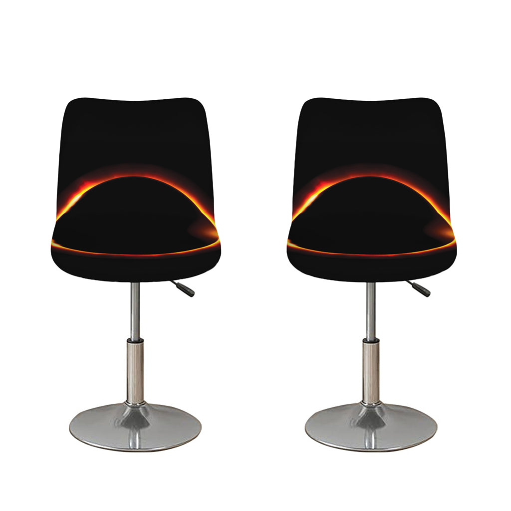 Total Solar Eclipse Print Bar Stool Covers