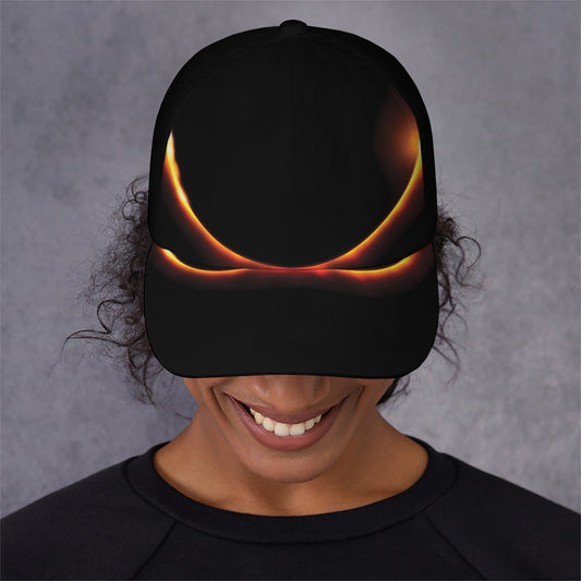 Total Solar Eclipse Print Baseball Cap