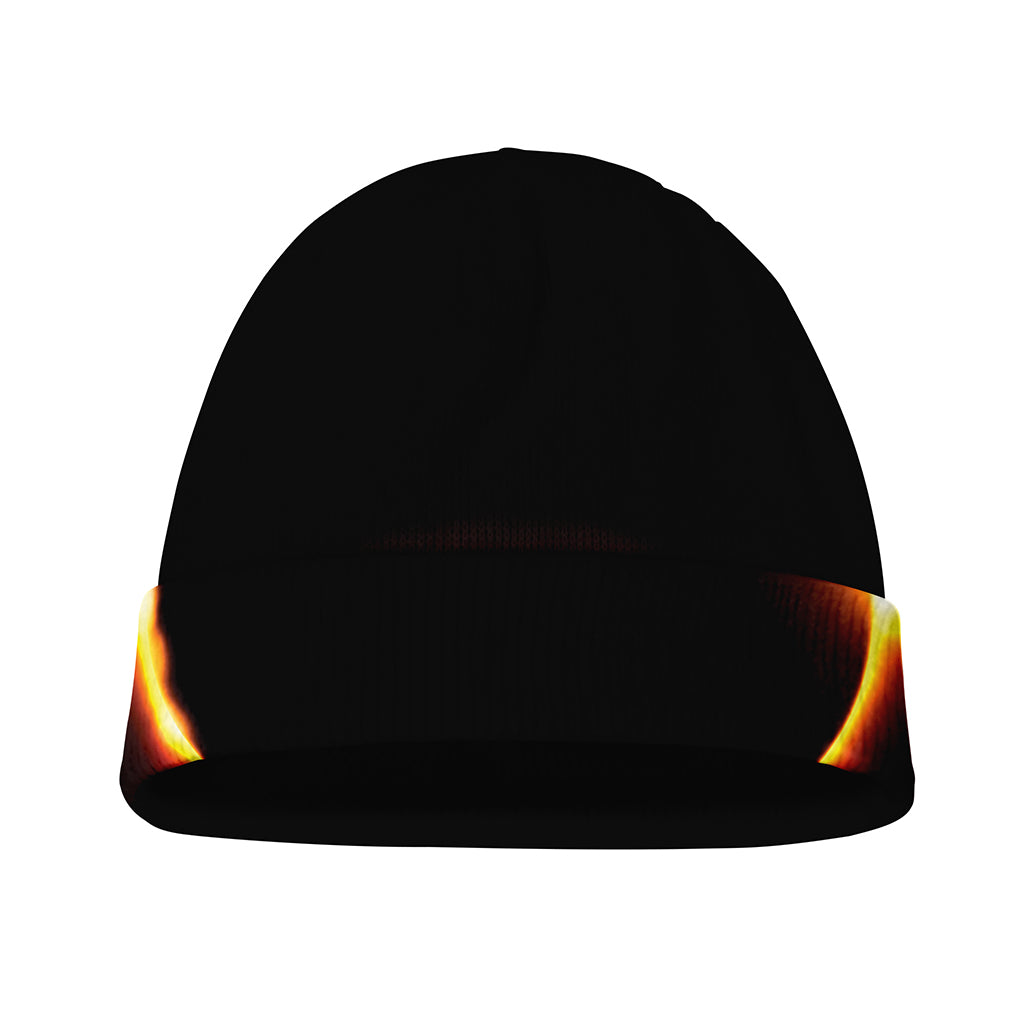 Total Solar Eclipse Print Beanie