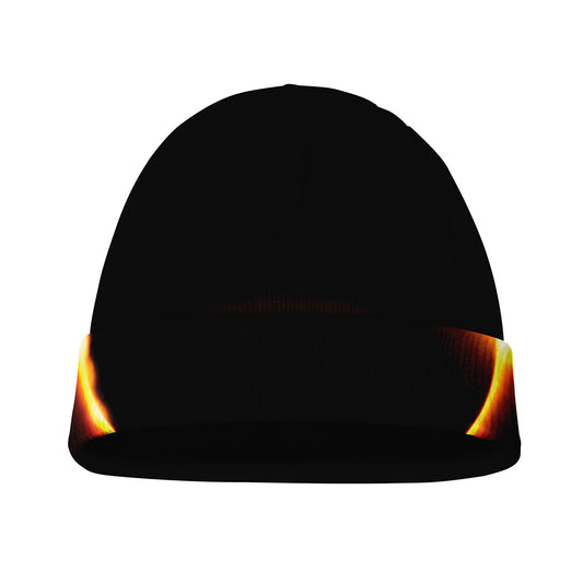 Total Solar Eclipse Print Beanie