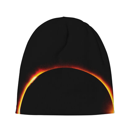 Total Solar Eclipse Print Beanie