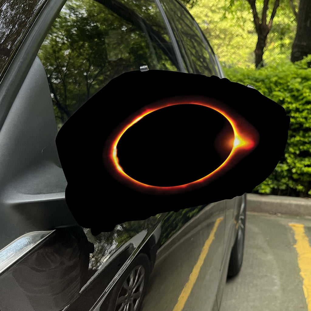 Total Solar Eclipse Print Car Side Mirror Covers