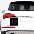 Total Solar Eclipse Print Car Sticker