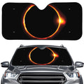 Total Solar Eclipse Print Car Windshield Sun Shade